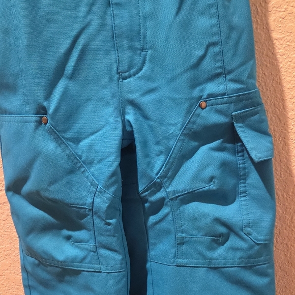 Obermeyer Kids Blue and Black  Outdoor Adventure Overall Size 3 - Picture 4 of 10